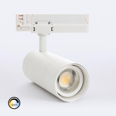 Spot LED Wild 30W CCT pour Rail Triphasé CRI90 No Flicker Multiangle 24-60º