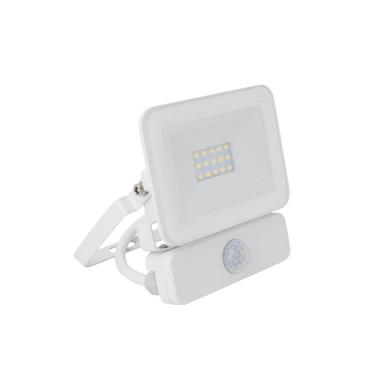 10W 120 lm/W Slim LED Floodlight with a PIR Motion Sensor IP65