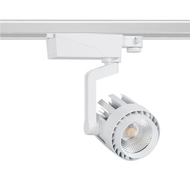 Spot LED Dora 30W Blanc pour Rail Triphasé (3 Allumages)