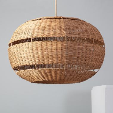 Hanglamp  Rotan Bulang Oblate Ø800 mm van ILUZZIA