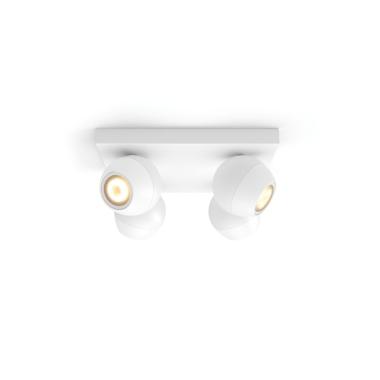 Lampada da Soffitto White Ambiance Quattro Faretti GU10 PHILIPS Hue Buckram