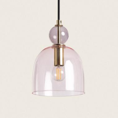 Mono-Baudelaire Metal & Glass Pendant Lamp