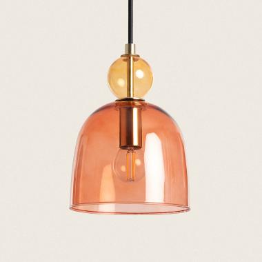 Mono-Baudelaire Metal & Glass Pendant Lamp