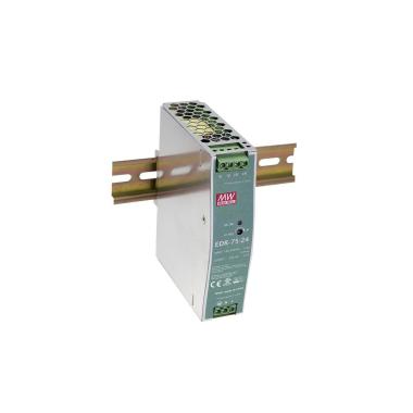 Voeding voor 24V DC 75W 3.2A DIN Rail MEAN WELL EDR-75-24