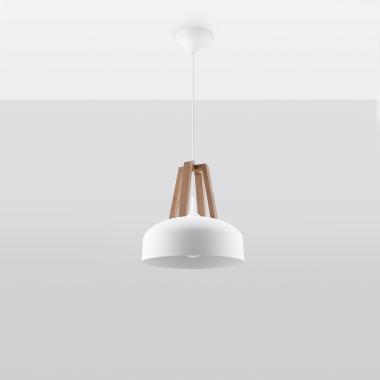 Hanglamp Casco Naturel Hout SOLLUX