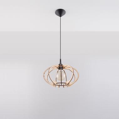 Mandelino Wooden Pendant Lamp SOLLUX