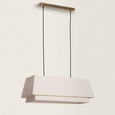 Adra Metal & Fabric Pendant Lamp