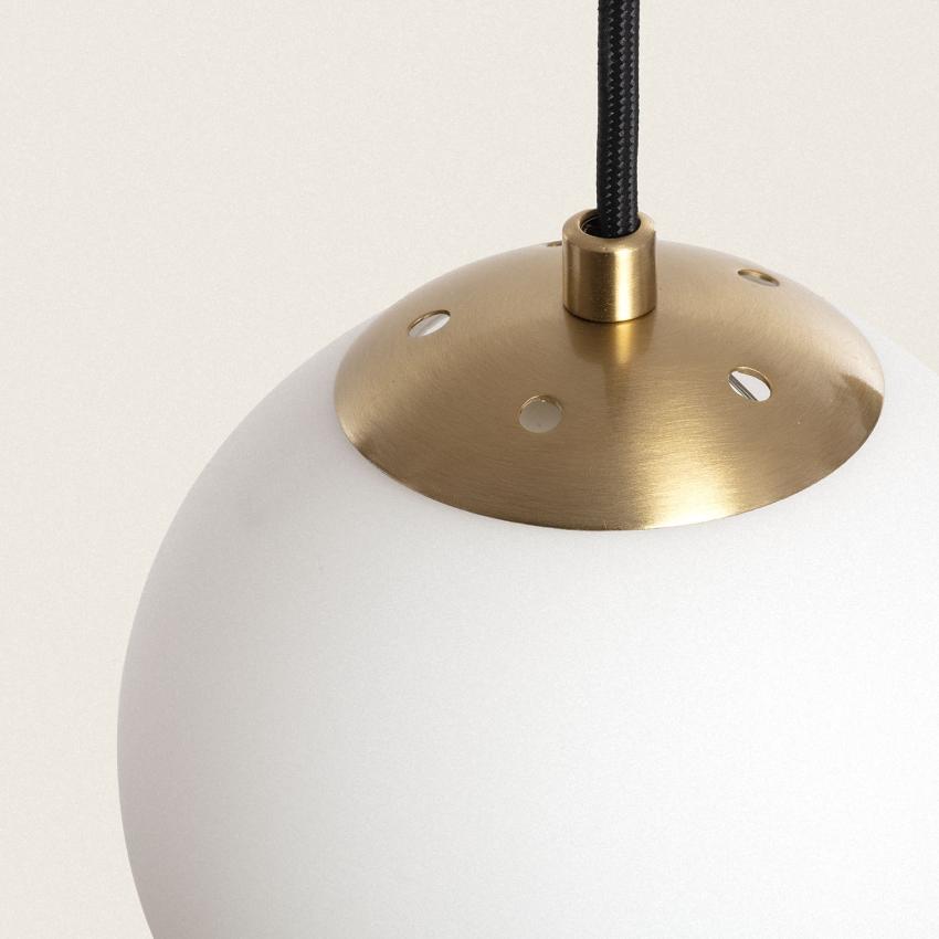 Product of Moonlight Brass 3 Spotlight Metal & Glass Pendant Lamp 