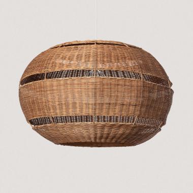 The Oblate Bulang Outdoor Rattan Pendant Lamp Ø800 mm ILUZZIA