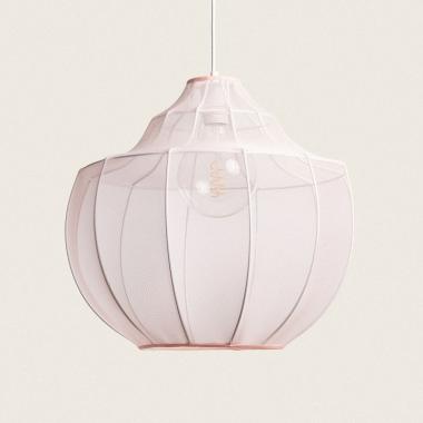 Ayla Metal & Fabric Pendant Lamp