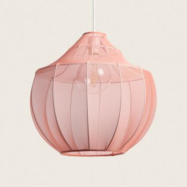 Ayla Metal & Fabric Pendant Lamp