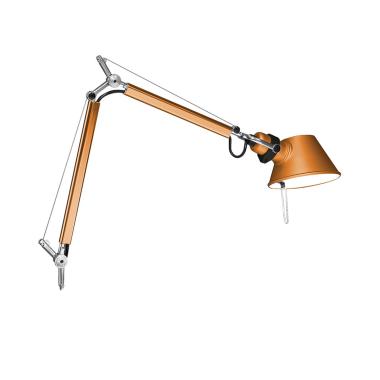 ARTEMIDE Gloss White Tolomeo Micro Table Lamp with Fixed Support