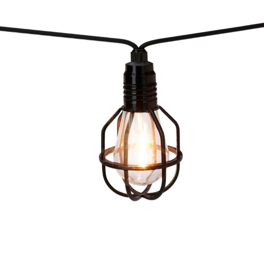 Product van LED Outdoor Slinger met 10 Lampen Waru 7,5m