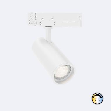 Spot LED Fasano Anti-éblouissement 30W pour Rail Triphasé CCT No Flicker Dimmable DALI Blanc