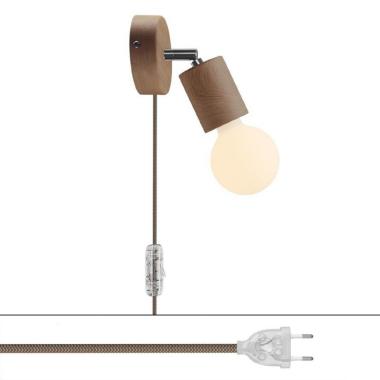 Wandlamp Hout Creative-Cables  APL2FC2L01TCREUTRD73