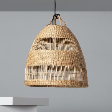 Lampa Wisząca Zewnętrzna z Włókna Naturanlego Sami ILUZZIA