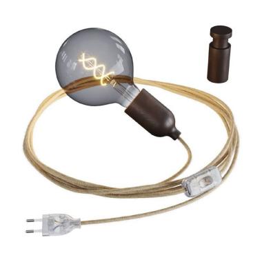 Wandlamp Hout Snake Creative-Cables KFIN272EU-KPASL01