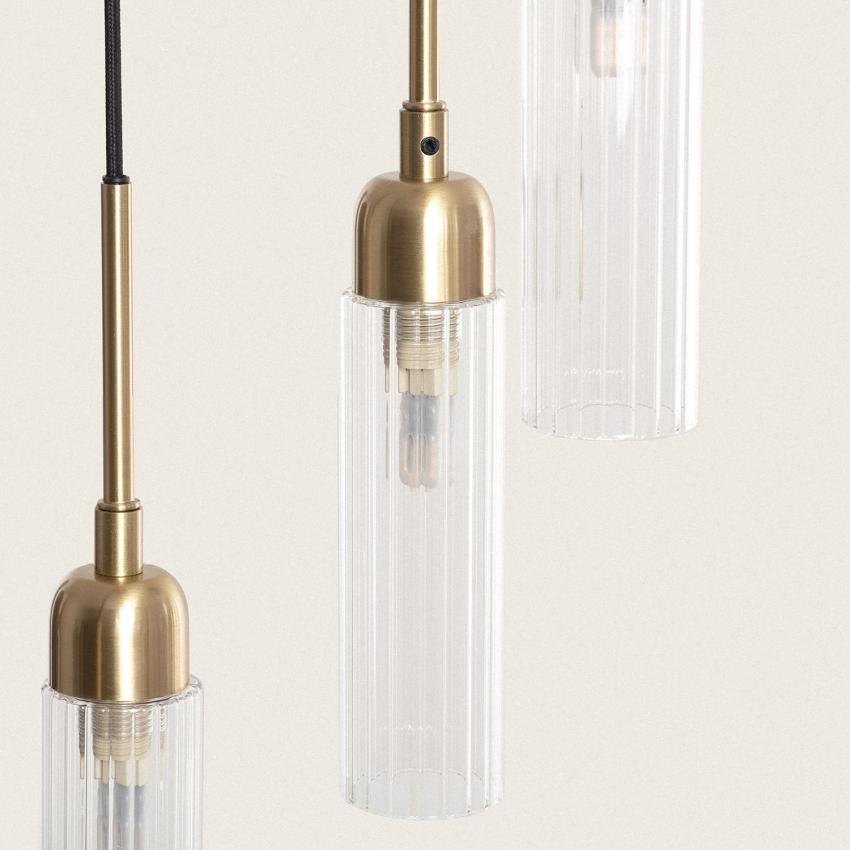 Product of Iraide Metal & Glass Pendant Lamp 
