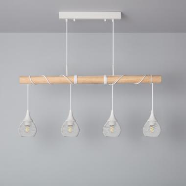 Monah Wood & Metal Pendant Lamp