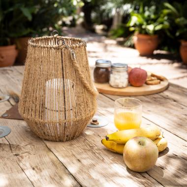 3W Alguer Natural Rope Portable LED Outdoor Table Lamp