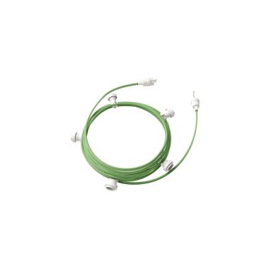 Ghirlanda da Esterni Lumet System 7.5m con 5 Portalampade E27 Bianco CATE27B075 CREATIVE-CABLES