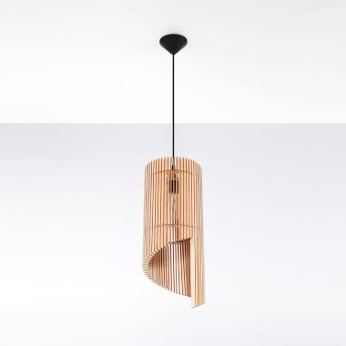 Lampada a Sospensione Legno Alexia SOLLUX