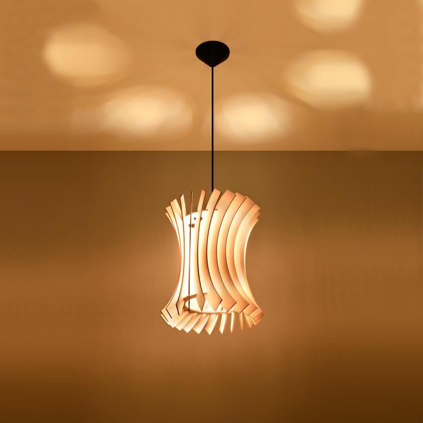 Product van Hanglamp Oriana Hout SOLLUX