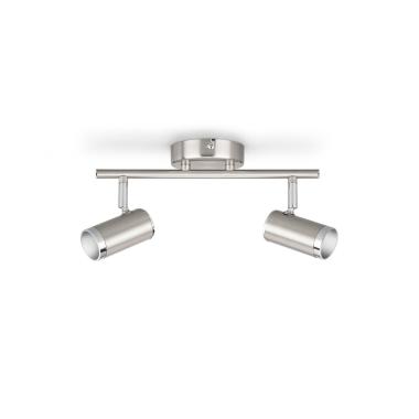 Lampada da Soffitto LED con due faretti PHILIPS Espimas 2x4.3W