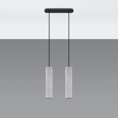 Hanglamp Luvo 2 Beton SOLLUX