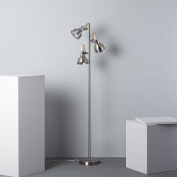 Product Lampadaire Emer Métal 3 Spots Argenté