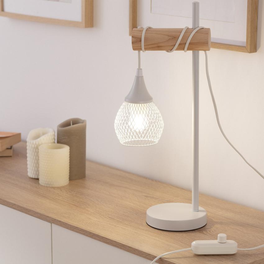 Product van Tafellamp van Metaal WiFi met Dimmer Monah 