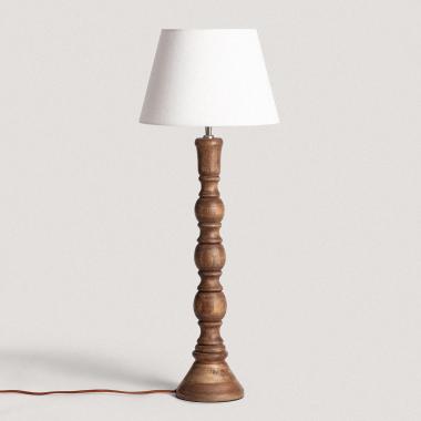 Produit de Lampe à Poser en bois Anand ILUZZIA