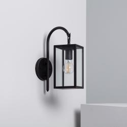 Product Lampada da Parete per Esterni Alluminio e Vetro  Braccio Superiore Atrium Nera