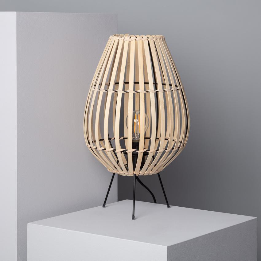 Produkt od Bambusová Stolní Lampa Atamach 