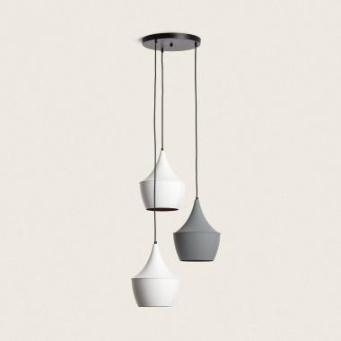 Mercury Tri Metal Pendant Lamp