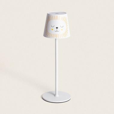 Lampe à Poser LED Portable 3W Anisa Métal avec Batterie Rechargeable USB