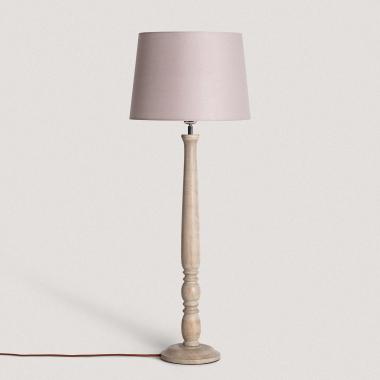 Lampe à Poser en bois Daksh ILUZZIA