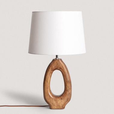 Lampe à Poser en bois Darshan ILUZZIA