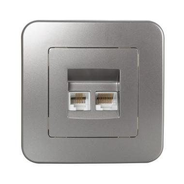 Classic  RJ45 Internet Module + RJ11 Telephone socket