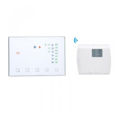 Produit de Thermostat WiFi Programmable Blanc Sans Fil pour Chauffage