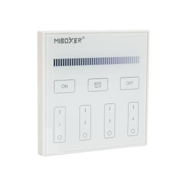 Product Telecomando RF 220-240V AC da Parete per Regolatore LED Monocolore 4 Zone RF MiBoxer T1