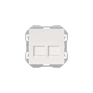 RJ45 Socket Cover with Double Connector SIMON 270 20000188