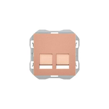 Product of RJ45 Socket Cover with Double Connector SIMON 270 20000188