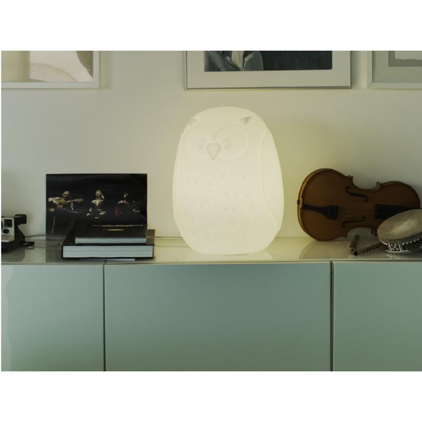 Product van Decoratieve LED LAMP  RGBW Gufo 40 Solar + Oplaadbare Accu