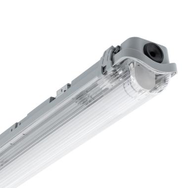 Plafoniera Stagna con un Tubo LED 150 cm IP65 Connessione Unilaterale