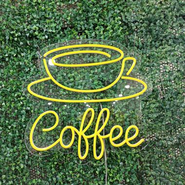 Neon LED Coffee Sign