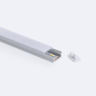 Profilé Aluminium en Saillie 2m pour Ruban LED jusqu'à 10 mm