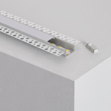 Product Integrated Plaster/Plasterboard Aluminium Profile for Double LED Strips up to 20 mm 