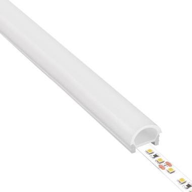 Halbrunder Silikoneinbauschlauch Flex für LED Streifen  bis 10-15mm
