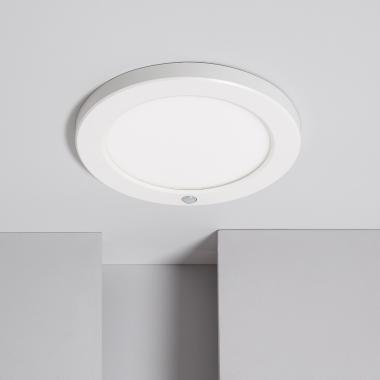 18W Round CCT Selectable Round Surface Panel with Motion Sensor Adjustable Cut-out Ø75-205mm